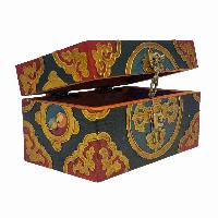thumb2-Wooden Tibetan Box-32231