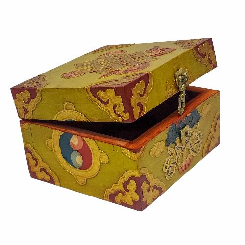 Wooden Tibetan Box-32234