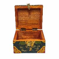 thumb5-Wooden Tibetan Box-32238