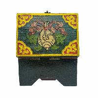 thumb4-Wooden Tibetan Box-32243