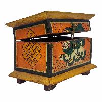 thumb2-Wooden Tibetan Box-32244