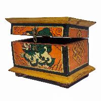 thumb3-Wooden Tibetan Box-32244
