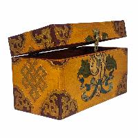 thumb2-Wooden Tibetan Box-32249