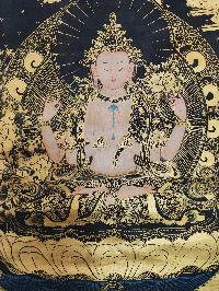 Chenrezigthangka, Buddhist Traditional Painting, Hand Painted