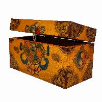 thumb3-Wooden Tibetan Box-32362