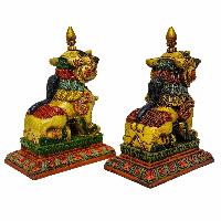 Temple Lion Set [painted]