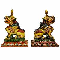 Temple Lion Set [painted]