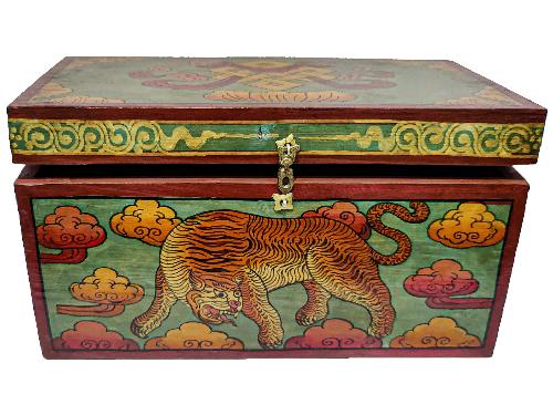 Wooden Tibetan Box-32829