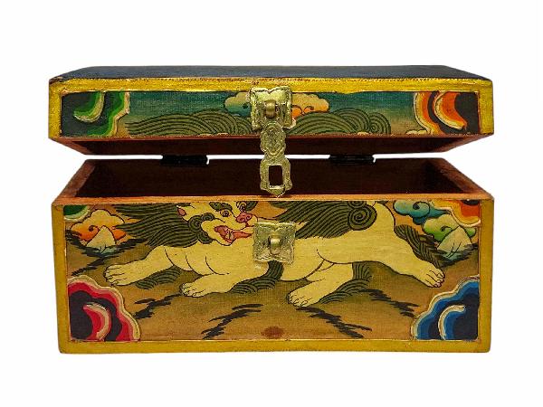 Wooden Tibetan Box-33841