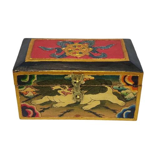 thumb5-Wooden Tibetan Box-33841