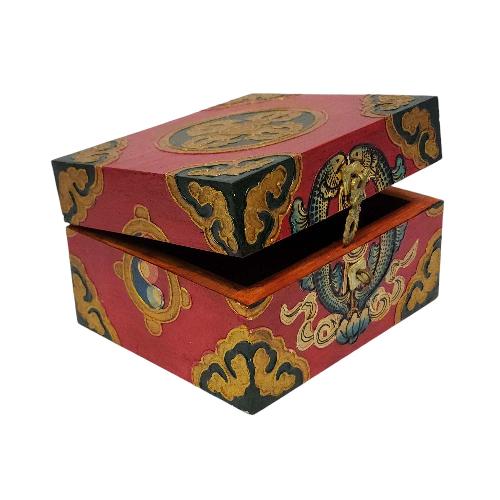 thumb5-Wooden Tibetan Box-33847