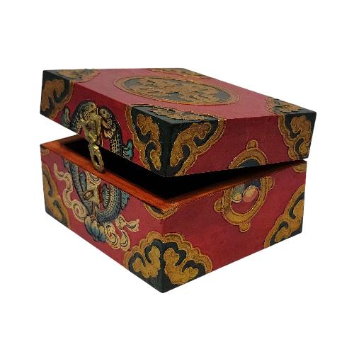thumb4-Wooden Tibetan Box-33847