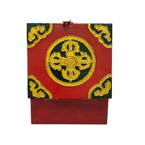 thumb2-Wooden Tibetan Box-33847