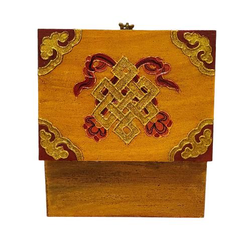 thumb2-Wooden Tibetan Box-33848