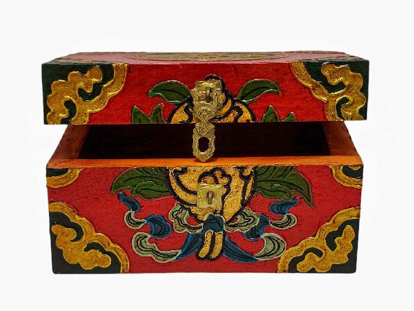 Wooden Tibetan Box-33849