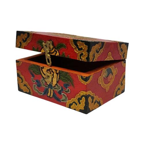 thumb4-Wooden Tibetan Box-33849