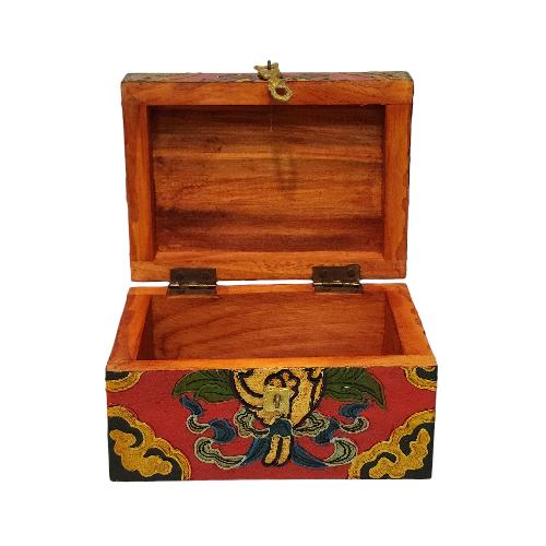thumb3-Wooden Tibetan Box-33849