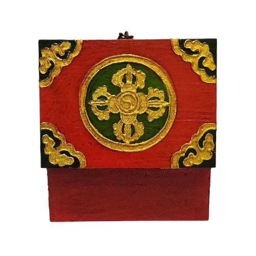 thumb2-Wooden Tibetan Box-33849