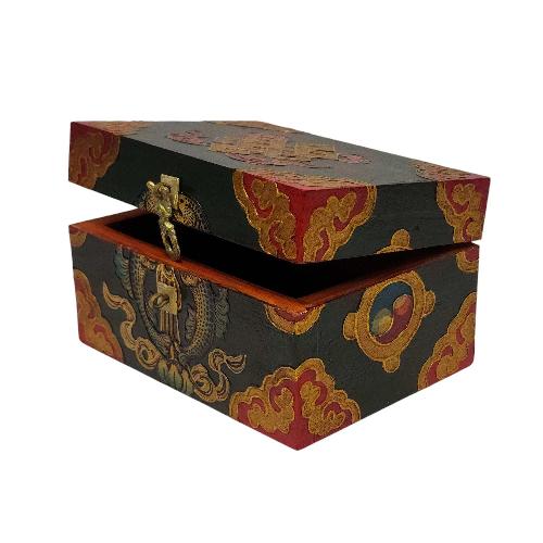 thumb4-Wooden Tibetan Box-33850