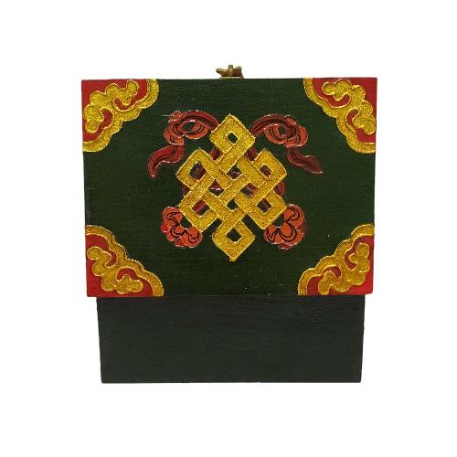 thumb2-Wooden Tibetan Box-33850