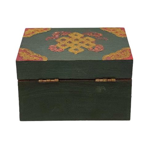 thumb1-Wooden Tibetan Box-33850