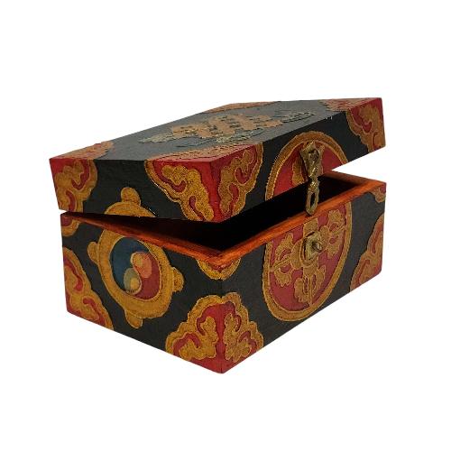 thumb5-Wooden Tibetan Box-33851
