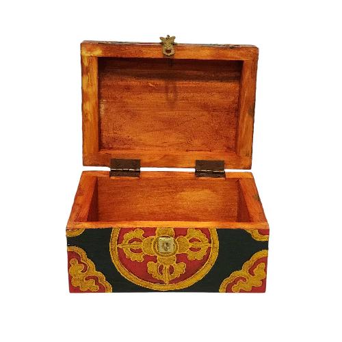 thumb3-Wooden Tibetan Box-33851