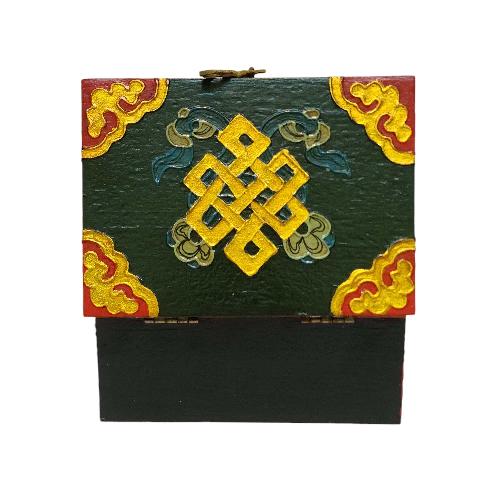 thumb2-Wooden Tibetan Box-33851