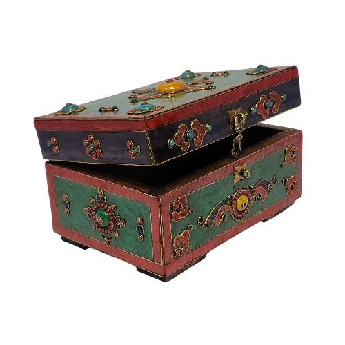 thumb5-Wooden Tibetan Box-33852