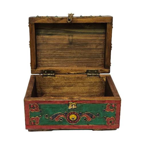 thumb3-Wooden Tibetan Box-33852