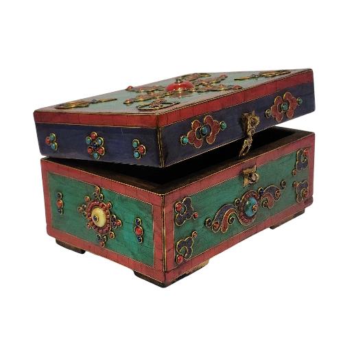 thumb5-Wooden Tibetan Box-33853
