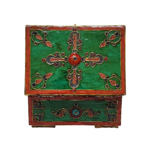 thumb2-Wooden Tibetan Box-33853