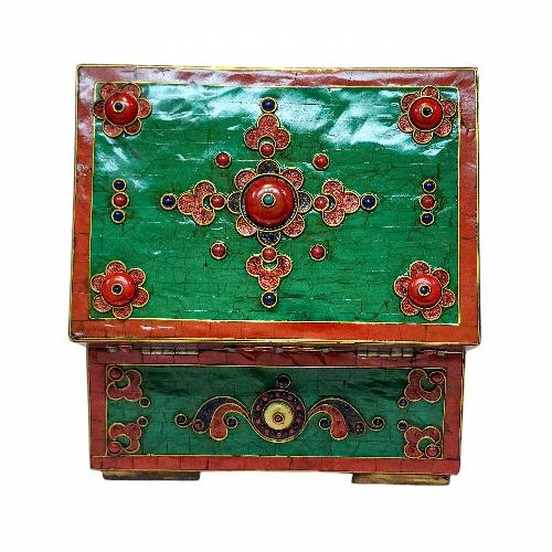 thumb2-Wooden Tibetan Box-33855