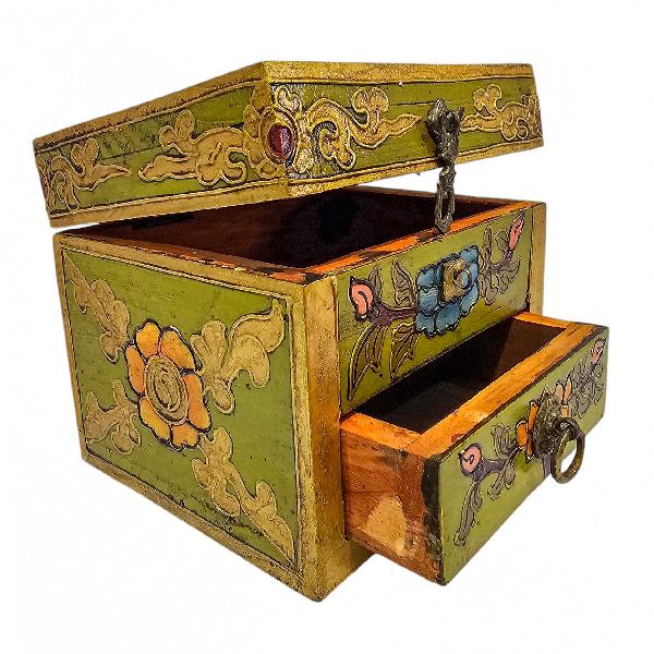 Wooden Tibetan Box-33861