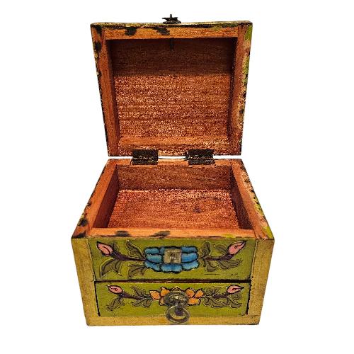 thumb1-Wooden Tibetan Box-33861
