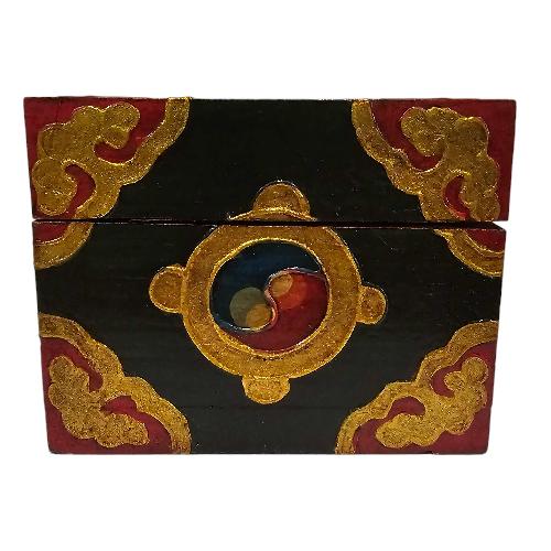 thumb3-Wooden Tibetan Box-33862
