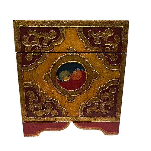 thumb4-Wooden Tibetan Box-33863