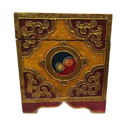 thumb2-Wooden Tibetan Box-33863