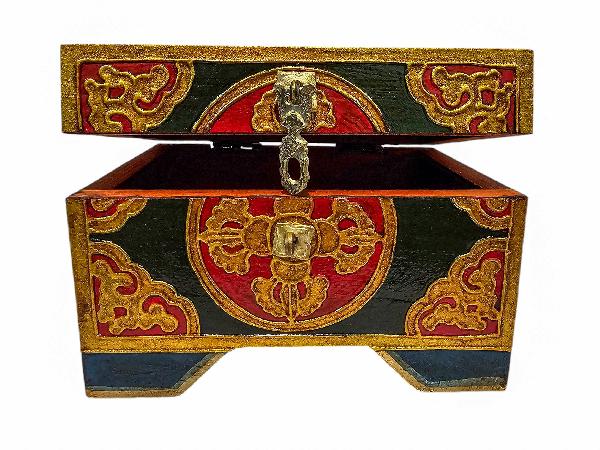 Wooden Tibetan Box-33866