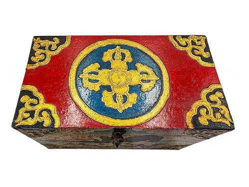 thumb2-Wooden Tibetan Box-33977