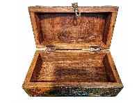 thumb4-Wooden Tibetan Box-34034