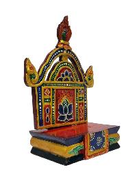 Wooden Altar [chesum] Base, Throne For Statue [traditional Color]