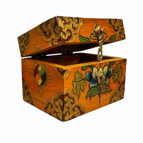 Wooden Tibetan Box-34368