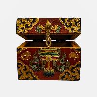 thumb2-Wooden Tibetan Box-34369