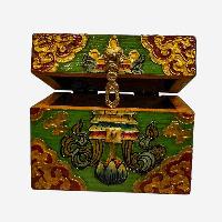 thumb2-Wooden Tibetan Box-34373