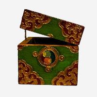 thumb3-Wooden Tibetan Box-34373