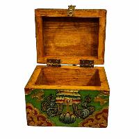 thumb5-Wooden Tibetan Box-34373