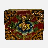 thumb1-Wooden Tibetan Box-34374