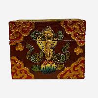 thumb1-Wooden Tibetan Box-34375