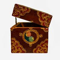 thumb3-Wooden Tibetan Box-34375